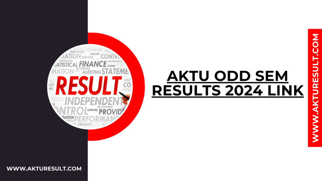 Aktu Odd Sem Results Link B Tech St Rd Th Th Semester