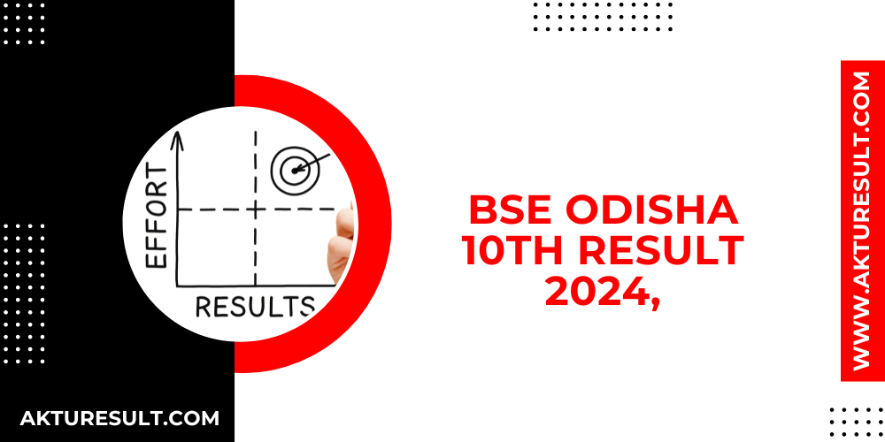 BSE Odisha 10th Result 2024