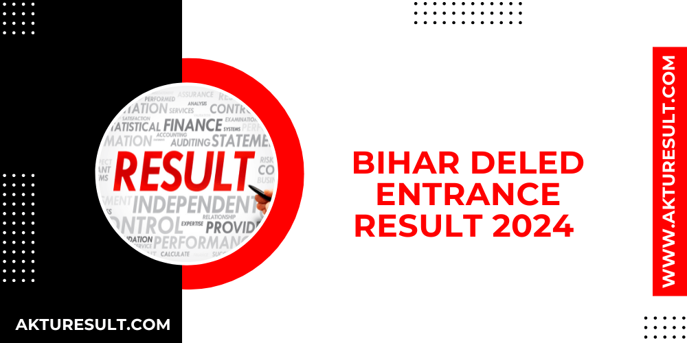 Bihar Deled Entrance Result 2024