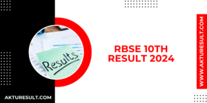 RBSE 10th Result 2024