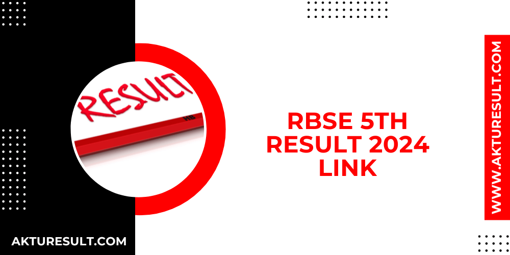 RBSE 5th Result 2024 Link