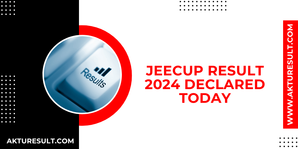 JEECUP Result 2024 Declared Today