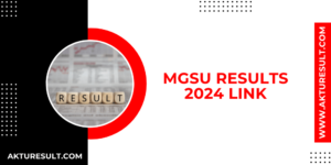 MGSU Results 2024 Link