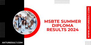 MSBTE Summer Diploma Results 2024