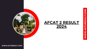 AFCAT 2 Result 2024