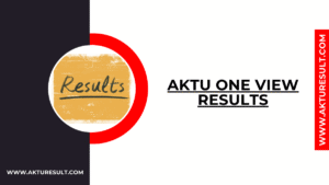 AKTU One View results