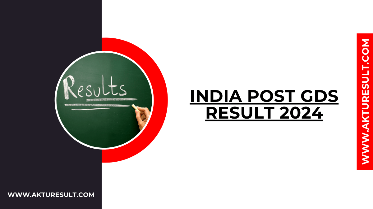 India Post GDS Result 2024