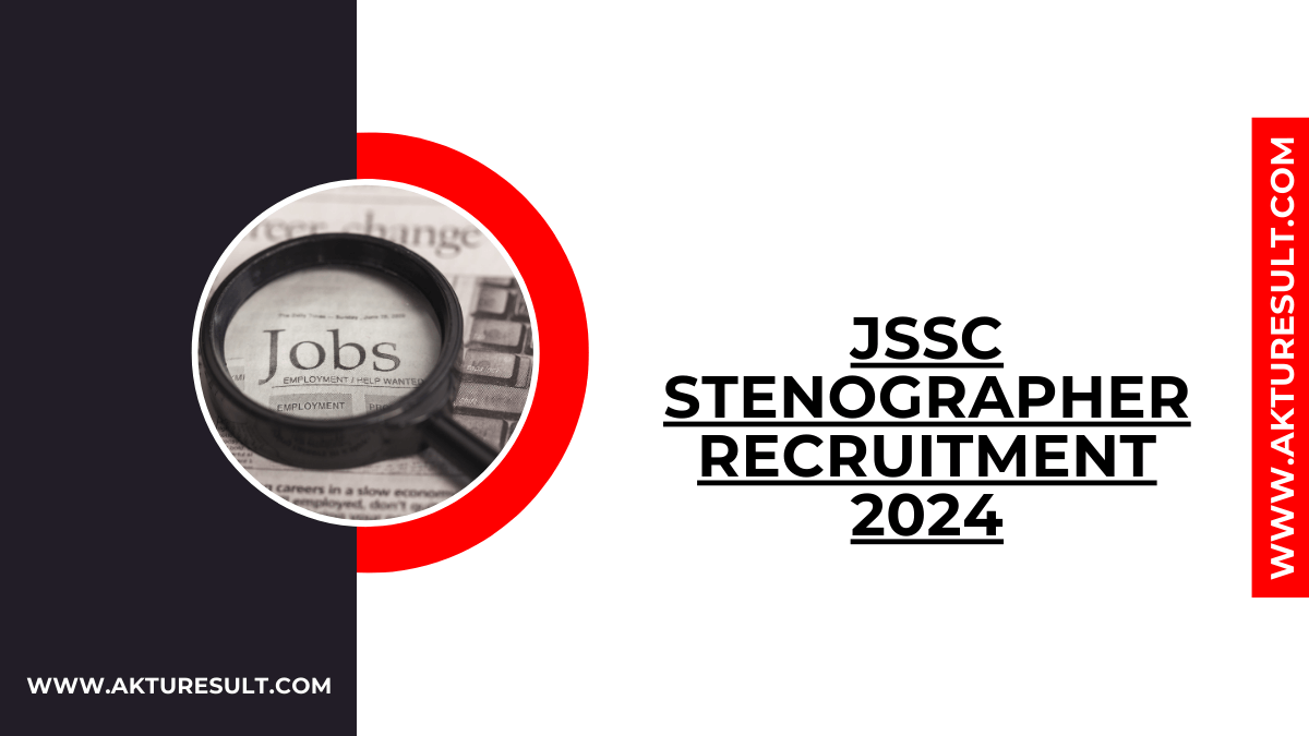 JSSC Stenographer Recruitment 2024